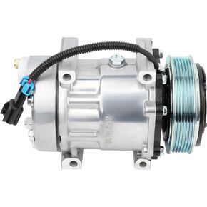 OCPTY A/C Compressor Pump 1991-1992 Compatible for International Harvester 4900 14.0L 2006-2009 for International Harvester 4300 7.6L CO 4815C SD7H15