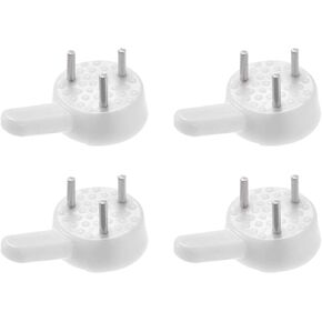 200 Pcs-Plastic Photo Frame Nail, Hardwall Hanger Uses for Hardware,Non-Mark Hook,Plastic Invisible Traceless Hardwall Picture Hook, Non-Mark Wall Hook Hanger for Photo Painting (White)，