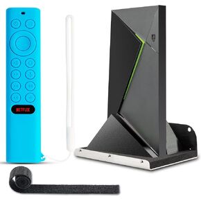 Media Player Wall Mount-Sturdy Wall Mount for Nvidia Shield Tv Pro,with Silicone Remote Cover, Keep Clean and Save Space