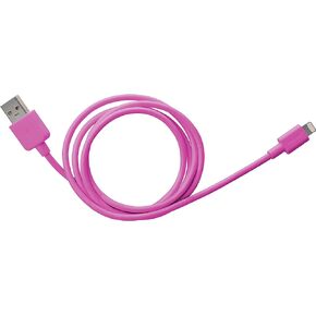 Essentials Cable Apple Lightning Connector (Apple MFi Certified), 1 Meter, Pink