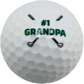 Westmon Works #1 Grandpa Golf Ball for Golfing Grandfather