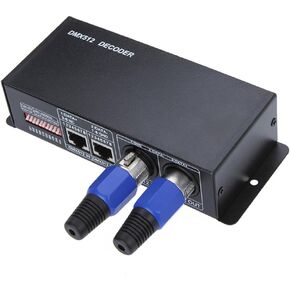 DC 12V-24V 3 قناة DMX وحدة تحكم LED لشريط RGB LED in Kuwait