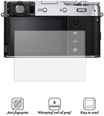 VIESUP 2pcs Screen Protector for Fujifilm X100V - HD Ultra Thin Tempered Glass Protective Film for Fujifilm Fuji X100V in Saudi Arabia
