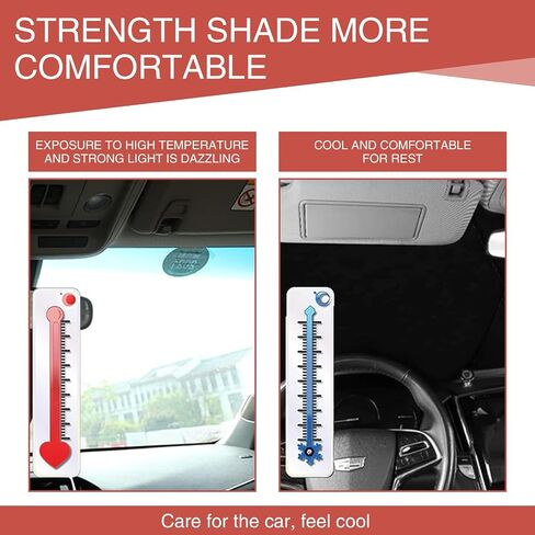 1 PC Car Front Windshield Sun Shade, 55.11" x 27.55" Light Blocking Curtain, Foldable Sun Shield, Automotive Interior Protection, Universal for Most Cars, Trucks, SUVs (Silver) in Saudi Arabia