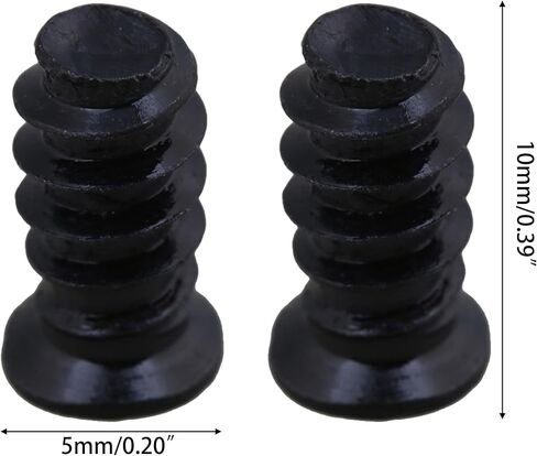 الكمبيوتر M5x10 حالة الكمبيوتر PC مروحة سوداء مروحة التبريد جبل مسامير 5 × 10 ملم حزمة من 100 in Kuwait