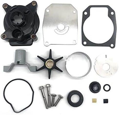 439077 396933 Water Pump Impeller Repair Kit for OMC Johnson Evinrude Outboard 1979-1988 35 40 45 48 50 55 60 HP Boat Motor Engine Parts 2 Cyl 2 Stroke Replacement# 0396933 396932 391635 in Saudi Arabia