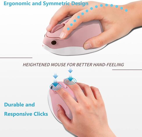 ماوس كمبيوتر لاسلكي بلوتوث، زهري، للجنسين in Kuwait