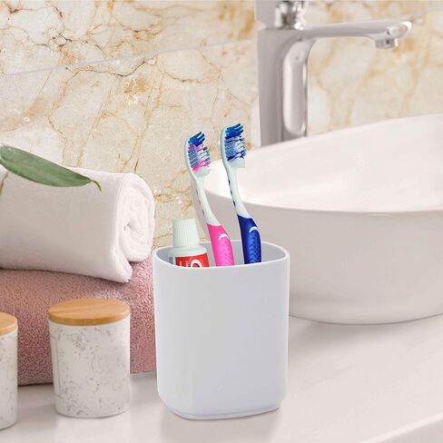 Acrimet Jumbo Pencil Holder, Pen Cup, Caddy Super-Sized Desktop Organizer for Students, Artists and Professionals (Plastic) (White Color) in Saudi Arabia