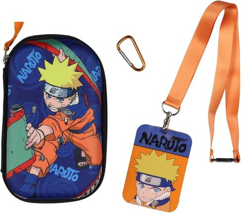 حقيبة ظهر مدرسية للسفر من Bioworld Naruto Shippuden مقاس 17 بوصة مكونة من 4 قطع من حقائب الكتب in Kuwait