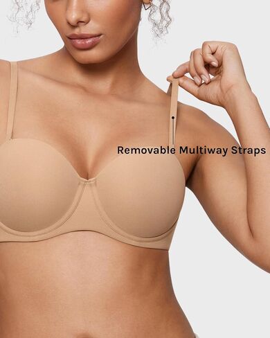 Women's Inbarely Plus Strapless Bra Anti-Slip Sexy Underwire Seamless Full Coverage Lightly Lined Bras in Kuwait