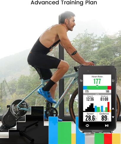 iGPSPORT iGS630S Bike Computer, Smart Map Navigation Segment Climb Function Wireless Cycling GPS Unit, 16GB Storage 2.8'' Screen Waterproof (iGS630S) in Saudi Arabia