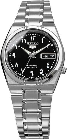 Seiko Men's SNK063J5 Seiko 5 Seiko 5 Automatic Black Silver [Parallel Import], Bracelet Type in Saudi Arabia
