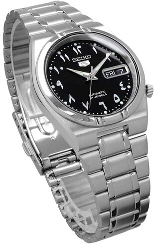 Seiko Men's SNK063J5 Seiko 5 Seiko 5 Automatic Black Silver [Parallel Import], Bracelet Type in Saudi Arabia