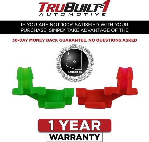 T1A Rod Clip Set for Tailgate Handle Replacement for 1999-2007 Chevy Silverado and GMC Sierra, Includes Left and Right Side Rod Clips, T1A-88981030 & 88981031 (2pcs) in Saudi Arabia