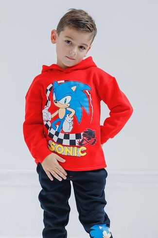 SEGA Sonic The Hedgehog Knuckles Tails Pullover Hoodie & Pants Set Little Kid to Big Kid in Kuwait