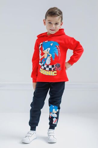 SEGA Sonic The Hedgehog Knuckles Tails Pullover Hoodie & Pants Set Little Kid to Big Kid in Kuwait