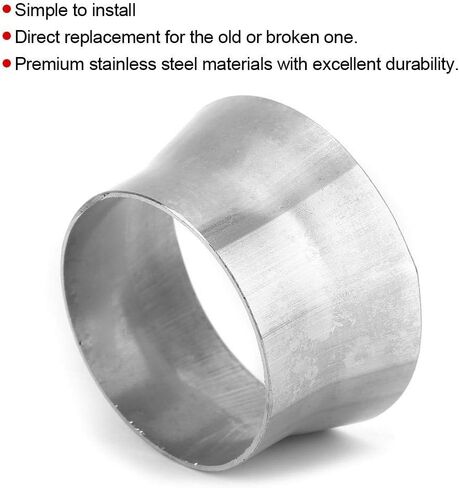 Transition Reducer, 2.5in to 3in Stainless Steel Tubing Transition Adapter Reducer Pipe Connector in Saudi Arabia