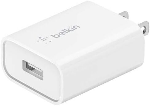 Belkin Quick Charge Charger (Qualcomm Quick Charge 3.0 Charger, USB Charger for Quick Charge Devices, Note9, S9, S8, S7, S6, More) USB Wall Charger, White, WCA001dqWH in Saudi Arabia