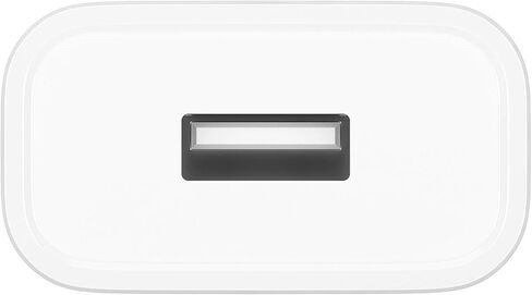 Belkin Quick Charge Charger (Qualcomm Quick Charge 3.0 Charger, USB Charger for Quick Charge Devices, Note9, S9, S8, S7, S6, More) USB Wall Charger, White, WCA001dqWH in Saudi Arabia