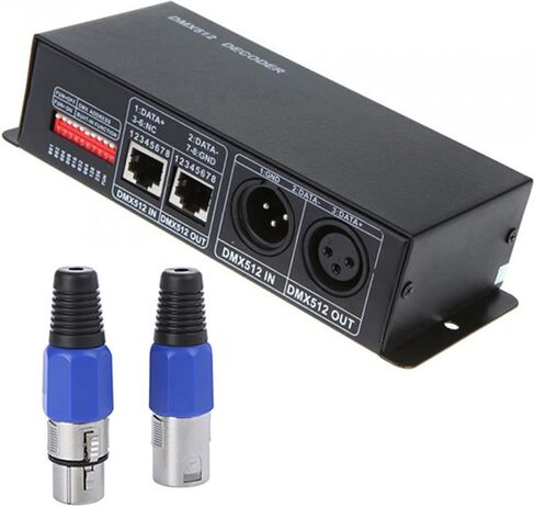 DC 12V-24V 3 قناة DMX وحدة تحكم LED لشريط RGB LED in Kuwait