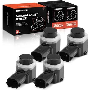 A-Premium (4-PC) Rear Reverse Backup Parking Assist Sensor Compatible with Select Ford Models - F-150 F150, F-250/F-350/F-450/F-550 Super Duty, 2015-2020, Replace# HC3Z15K859A