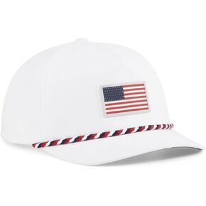 Puma Golf Men's Volition Flag TECH Cap, White Glow