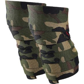 Harbinger Red Line 78-Inch Knee Wraps for Weightlifting (Pair)