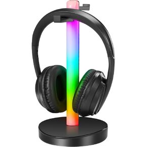 Wireless Headphones for TV Watching, Over-Ear Wireless Headphones TV Headphones Wireless with RF Transmitter, Headset Stand with RGB Lighting, No Audio Delay, 330ft Long Range