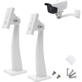 Universal Camera Mount Bracket, Adjustable Surveillance Security Universal Camera Wall Mounting Bracket for IP Cameras,CCTV Security Cameras,Dome Camera with J Shape Mount (2 Pack)