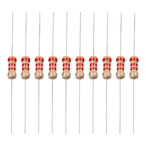 YOKIVE 400 PCS Carbon Film Resistors, 1/4W 2.2K Ohm 5% Tolerances Resistor, Good for DIY Electronic Projects (4 Color Band, 1.77x0.09-Inch)