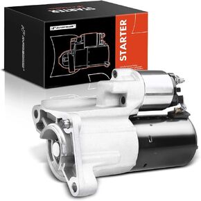 A-Premium Starter Motor Compatible with Land Rover LR2 2008 2009 2010 2011 2012 L6 3.2L, 12V 1.1KW 10 Teeth Clockwise, Replace# 6G9N-11000-LA, 6G9N-11000-LB