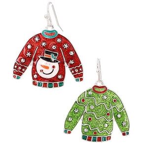 Della's Designs "Ugly Christmas Sweater Mix-Match Style Earrings"