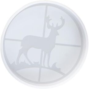 Deer Cross Silicone Molds,Car Freshie Molds for Aroma Beads DIY Handmade,Soap,Candle Making