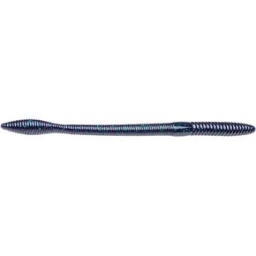 Strike King Lures BW10-42 Bull Worm Soft Plastic Lure, 10" Body Length, June Bug, per 6