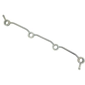 4 Cylinder Fuel Return Overflow Pipe 16454-42502 Compatible with Kubota V1903 V2003 V2003T V2403 Engine Injector Over Flow