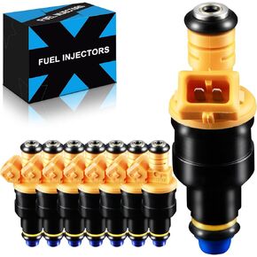 Upgraded Fuel Injectors For:-Ford F150 F250 F350 E150 Expedition Excursion Crown Victoria Bronco For:-Lincoln Navigator Town Car 0280150943 1989-2005 4.6L 5.0L 5.4L 5.8L (8)