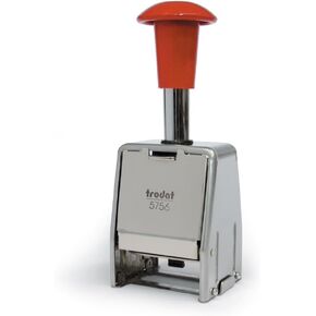 Trodat 5756 Numberer Self Inking Metal Sequential Automatic Stamp