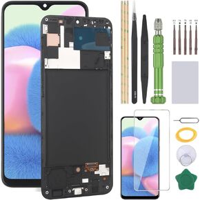 شاشة بديلة لشاشة LCD لهاتف Samsung Galaxy A30s لهاتف Samsung Galaxy A30s مجموعة محول رقمي لشاشة اللمس Incell (مع إطار) in Kuwait