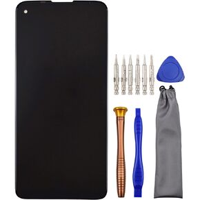 Replacement Screen LCD Display Touch Digitizer Assembly for Motorola Moto G Stylus XT2043 6.4" Black XT2043-4 with Tool Kit