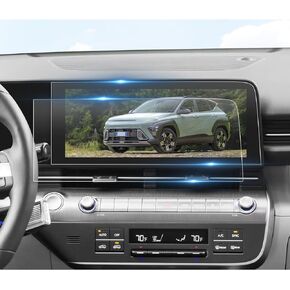 2 قطعة لـ 2024 Hyundai Kona واقي شاشة 2024+ Hyundai Kona (SE/EL/ N Line/Limited) 12.3 بوصة واقي شاشة راديو 2024 Kona PET Nano Foils HD مضاد للوهج والخدش ملحقات Hyundai Kona 2024 (2pcs-B) in Kuwait