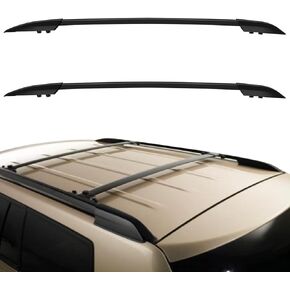 OCPTY Roof Rack Side Rails Fit for Toyota Highlander 2008 2009 2010 2011 2012 2013 Cargo Bars for Cargo Carrier Bag Luggage Kayak Canoe Bike Snowboard Skiboard