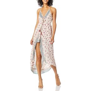 Angie Women's Spaghetti Strap Maxi Romper