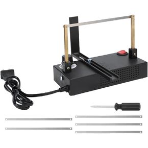 Summer Enjoyment Hot Cutting Hine, Mini Heating Cutter Hot Wire Cutter Fixedlength Positioning Controls for Ribbon Lace Braided Belts for Lace Hair Ornaments Ribbons, default