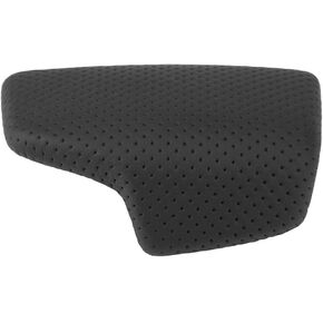 EVGATSAUTO Black LHD Gear Shift Knob Cover, 8.5 * 6cm / 3.3 * 2.4in Left Hand Drive Automatic Gear Shift Knob Cap Cover for A4 A5 Q5 Q7