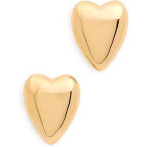 By Adina Eden Women's Solid Puffy Heart Stud Earrings in Kuwait