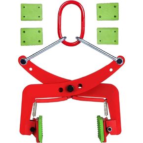 Stone Lifting Clamp 716 Lbs Stone Lifting Clamps Heavy Duty Curb Stone Handling Stone Lifting Clamp Wide Opening Hoisting Marble Granite Slab Lifting Clamp Adjustable Granite Curb Clamp Scissor Clamp