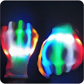 Toys for Ages 8-13 LED Gloves Toys for Boys Age 8-10 Light Up Gloves, Light Up Gloves for Kids Birthday Easter Gift Cool Fun Toys for 8-13 Year Old