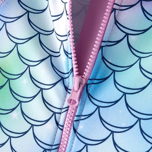 بدلة سباحة LIBREDGE للفتيات بأكمام طويلة للحماية من الطفح الجلدي قطعة واحدة مع غطاء حماية من الأشعة فوق البنفسجية in Kuwait