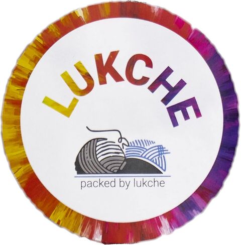 غزل الجليد الوردي والأزرق والأبيض والأرجواني والأصفر الفاخر من الأكريليك للأطفال، غزل الكروشيه للحياكة اليدوية DIY 100% أكريليك، (3.53 أونصة)، (393 ياردة)، (29610) in Kuwait