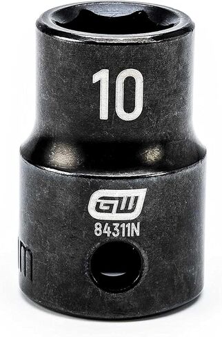 GEARWRENCH 3/8" Drive Standard Impact Metric Socket 10mm, 6 Point - 84311N in Saudi Arabia